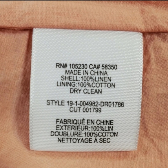 Joie NWT size Large Linen Ethelda Midi Pocket Dress - Picture 7 of 10